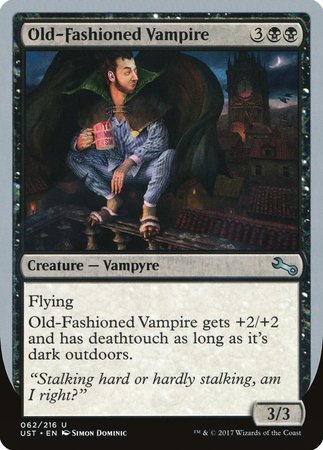 Old-Fashioned Vampire [Unstable] | Gate City Games LLC