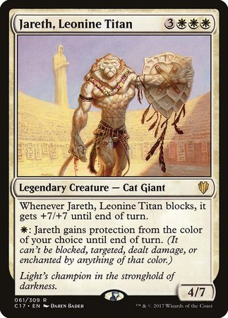 Jareth, Leonine Titan [Commander 2017] | Gate City Games LLC