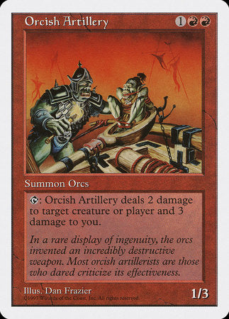 Orcish Artillery [Fifth Edition] | Gate City Games LLC