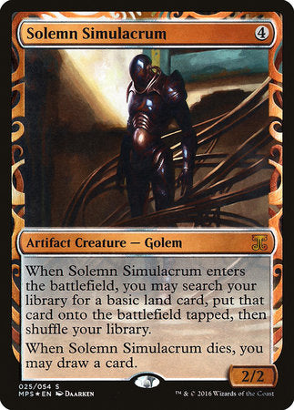 Solemn Simulacrum [Kaladesh Inventions] | Gate City Games LLC