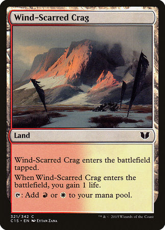 Wind-Scarred Crag [Commander 2015] | Gate City Games LLC
