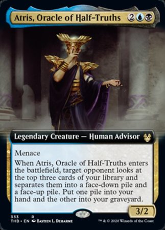 Atris, Oracle of Half-Truths (Extended Art) [Theros Beyond Death] | Gate City Games LLC