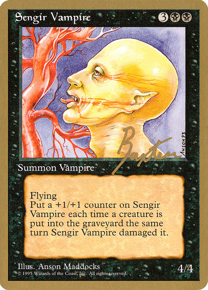 Sengir Vampire (George Baxter) [Pro Tour Collector Set] | Gate City Games LLC