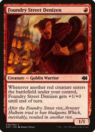 Foundry Street Denizen [Duel Decks: Merfolk vs. Goblins] | Gate City Games LLC