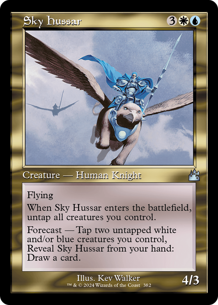 Sky Hussar (Retro Frame) [Ravnica Remastered] | Gate City Games LLC