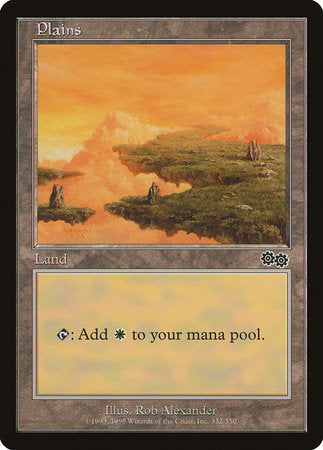 Plains (332) [Urza's Saga] | Gate City Games LLC