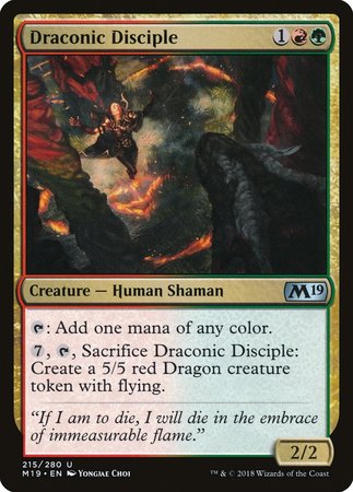 Draconic Disciple [Core Set 2019] | Gate City Games LLC