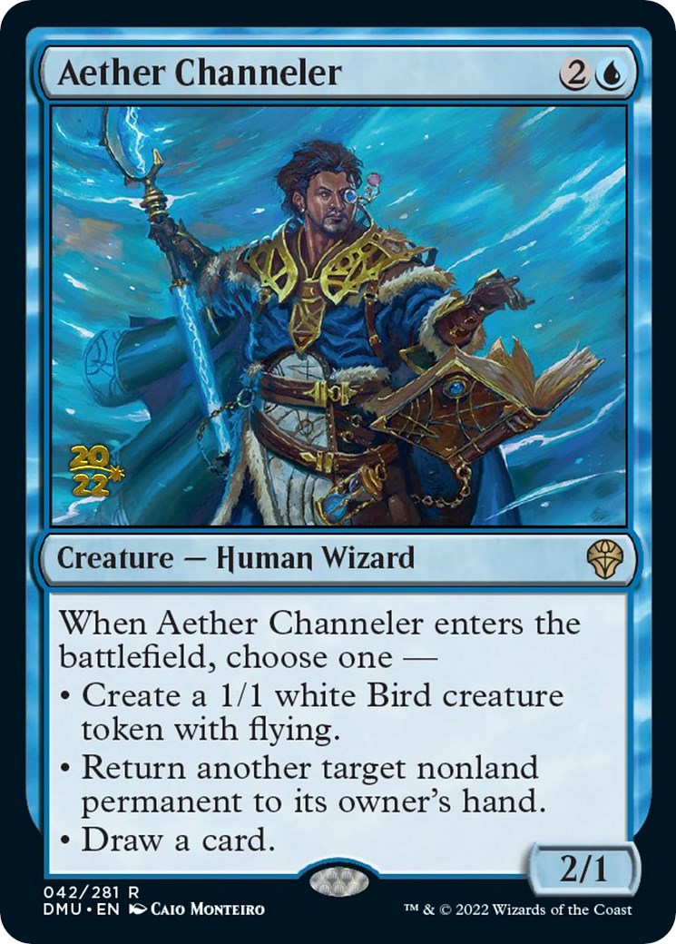 Aether Channeler [Dominaria United Prerelease Promos] | Gate City Games LLC