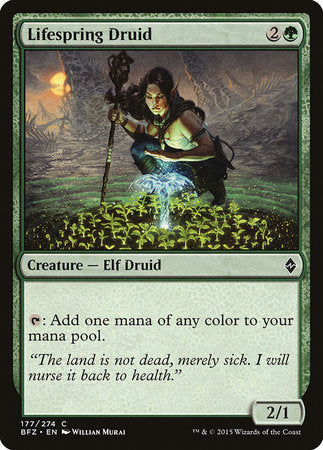 Lifespring Druid [Battle for Zendikar] | Gate City Games LLC