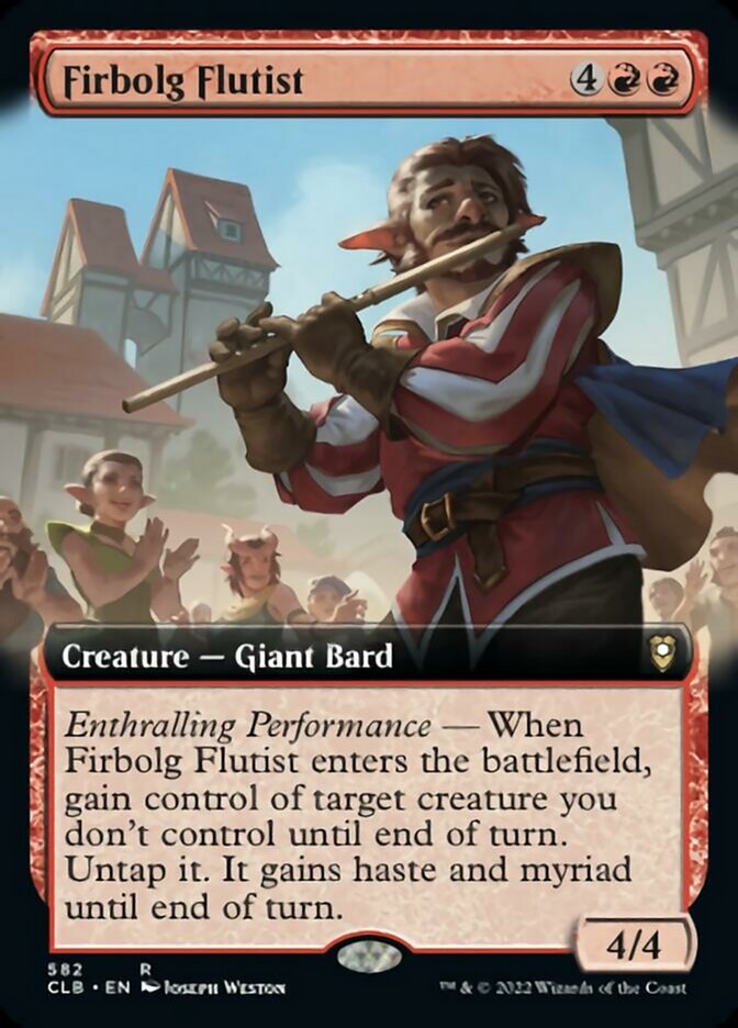Firbolg Flutist (Extended Art) [Commander Legends: Battle for Baldur's Gate] | Gate City Games LLC