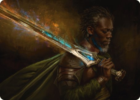 Anduril, Flame of the West Art Card [The Lord of the Rings: Tales of Middle-earth Art Series] | Gate City Games LLC