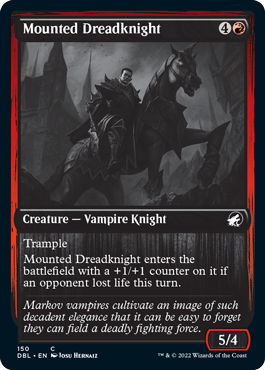 Mounted Dreadknight [Innistrad: Double Feature] | Gate City Games LLC