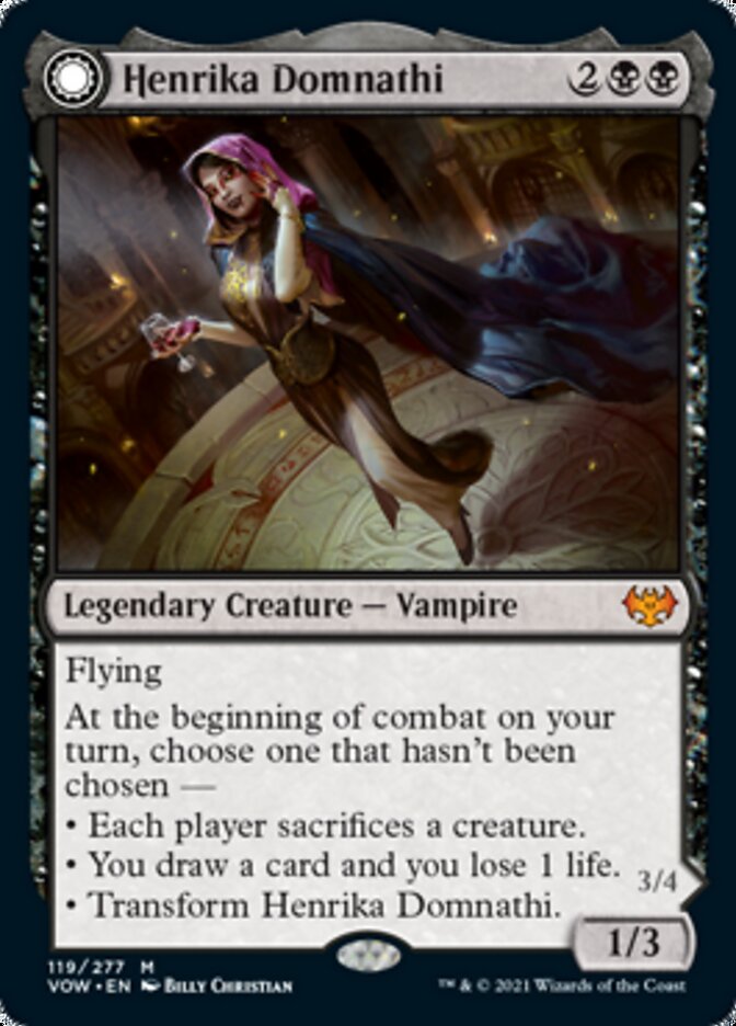 Henrika Domnathi // Henrika, Infernal Seer [Innistrad: Crimson Vow] | Gate City Games LLC