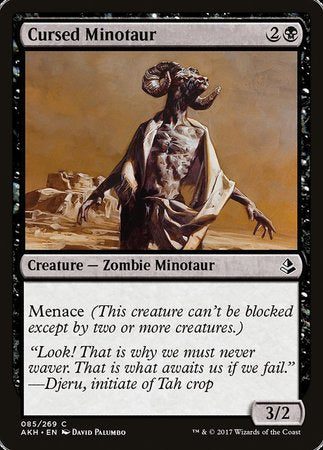 Cursed Minotaur [Amonkhet] | Gate City Games LLC