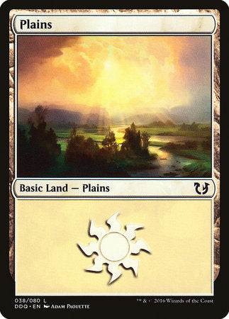 Plains (38) [Duel Decks: Blessed vs. Cursed] | Gate City Games LLC