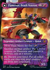 Flamewar, Brash Veteran // Flamewar, Streetwise Operative (Shattered Glass) [Universes Beyond: Transformers] | Gate City Games LLC