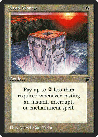 Mana Matrix [Legends] | Gate City Games LLC