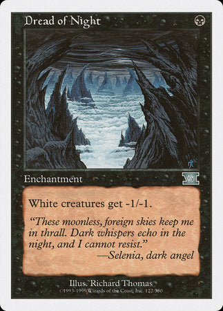 Dread of Night [Classic Sixth Edition] | Gate City Games LLC