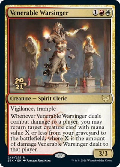 Venerable Warsinger [Strixhaven: School of Mages Prerelease Promos] | Gate City Games LLC