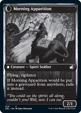 Mourning Patrol // Morning Apparition [Innistrad: Double Feature] | Gate City Games LLC