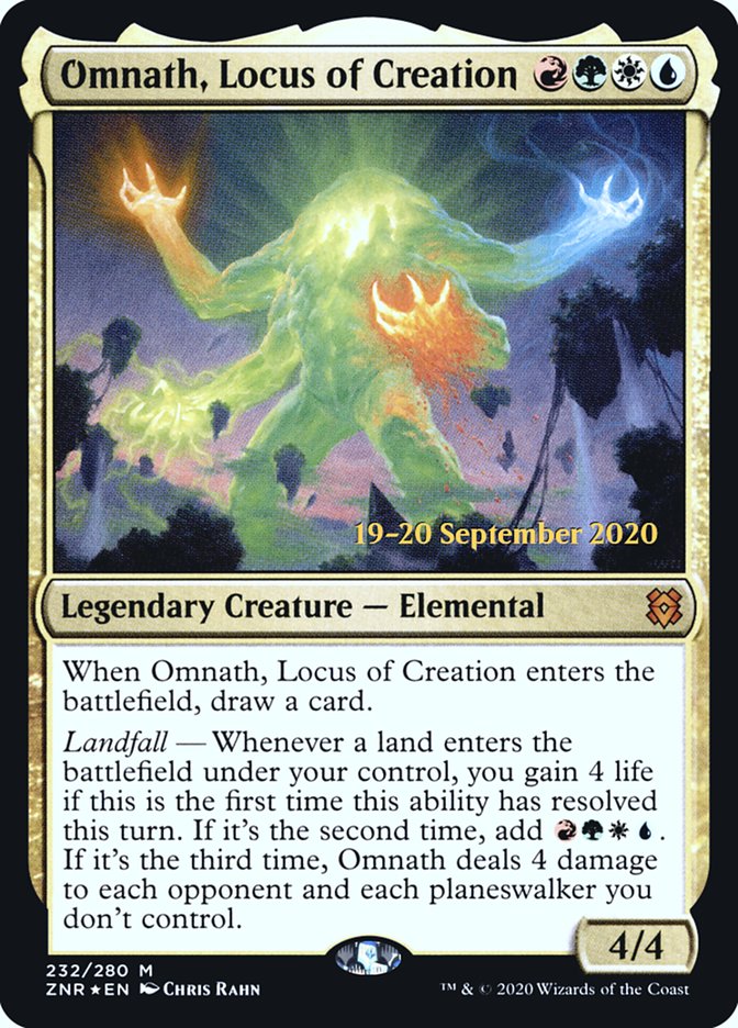 Omnath, Locus of Creation  [Zendikar Rising Prerelease Promos] | Gate City Games LLC