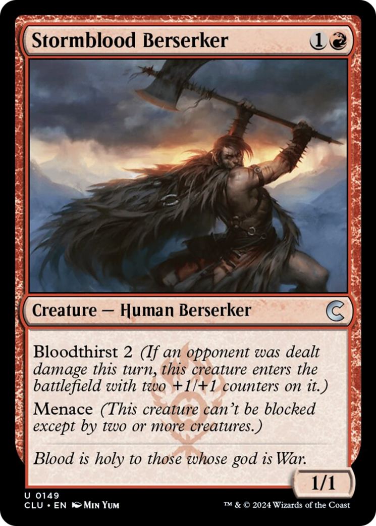 Stormblood Berserker [Ravnica: Clue Edition] | Gate City Games LLC