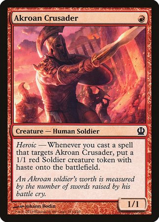 Akroan Crusader [Theros] | Gate City Games LLC