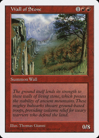 Wall of Stone [Fifth Edition] | Gate City Games LLC