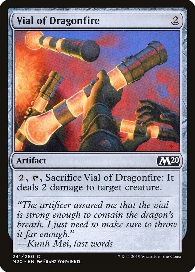 Vial of Dragonfire [Core Set 2020] | Gate City Games LLC