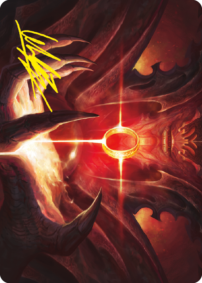 Sol Ring Art Card (Gold-Stamped Signature) [The Lord of the Rings: Tales of Middle-earth Art Series] | Gate City Games LLC