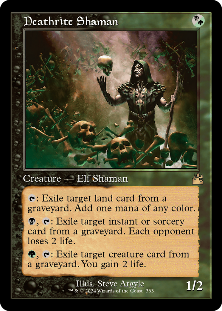 Deathrite Shaman (Retro Frame) [Ravnica Remastered] | Gate City Games LLC