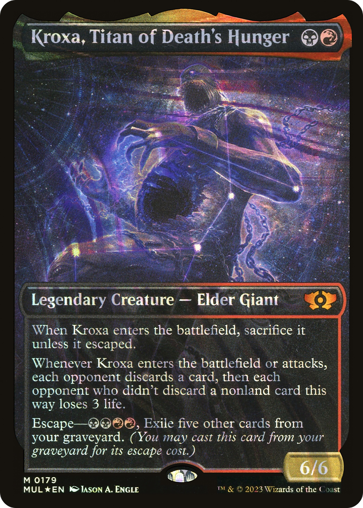 Kroxa, Titan of Death's Hunger (Halo Foil) [Multiverse Legends] | Gate City Games LLC