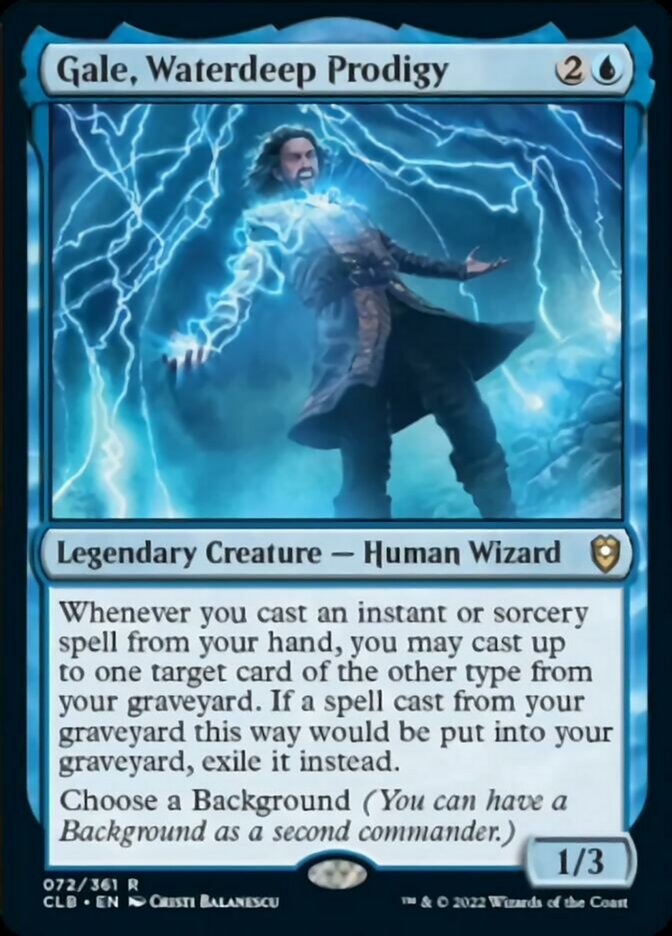 Gale, Waterdeep Prodigy [Commander Legends: Battle for Baldur's Gate] | Gate City Games LLC