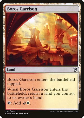 Boros Garrison [Commander 2019] | Gate City Games LLC