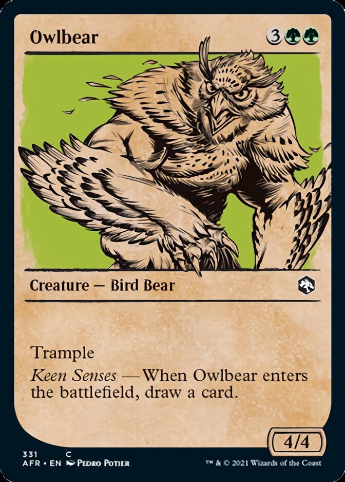 Owlbear (Showcase) [Dungeons & Dragons: Adventures in the Forgotten Realms] | Gate City Games LLC