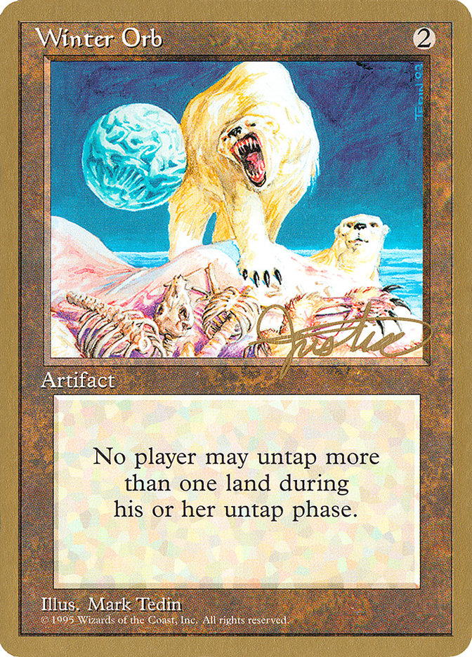 Winter Orb (Mark Justice) [Pro Tour Collector Set] | Gate City Games LLC