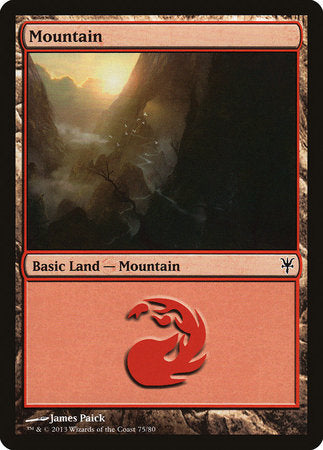 Mountain (75) [Duel Decks: Sorin vs. Tibalt] | Gate City Games LLC