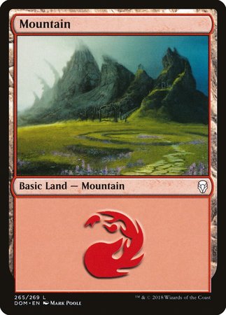 Mountain (265) [Dominaria] | Gate City Games LLC