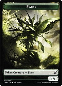 Plant // Morph Double-sided Token [Commander 2019 Tokens] | Gate City Games LLC