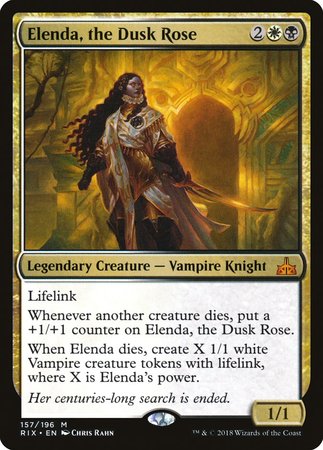 Elenda, the Dusk Rose [Rivals of Ixalan] | Gate City Games LLC