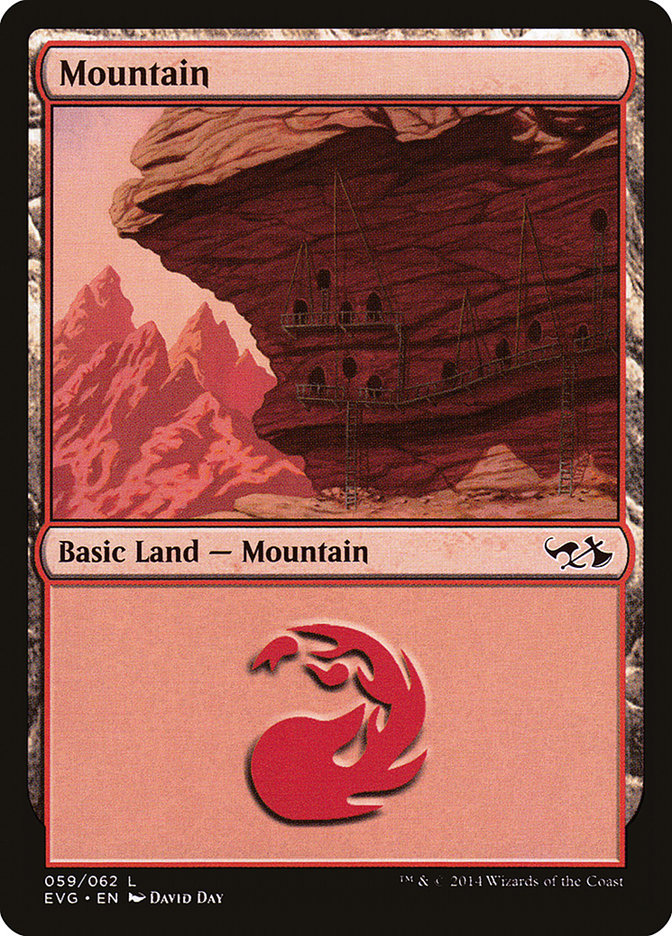 Mountain (59) (Elves vs. Goblins) [Duel Decks Anthology] | Gate City Games LLC