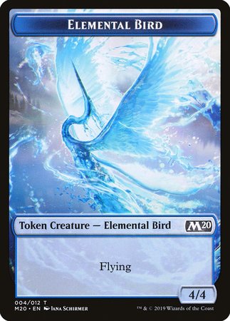 Elemental Bird Token [Core Set 2020 Tokens] | Gate City Games LLC