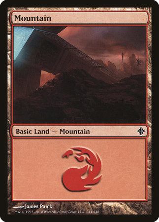 Mountain (244) [Rise of the Eldrazi] | Gate City Games LLC