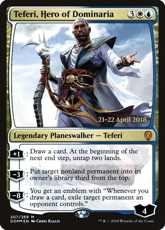 Teferi, Hero of Dominaria [Dominaria Promos] | Gate City Games LLC