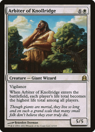 Arbiter of Knollridge [Commander 2011] | Gate City Games LLC