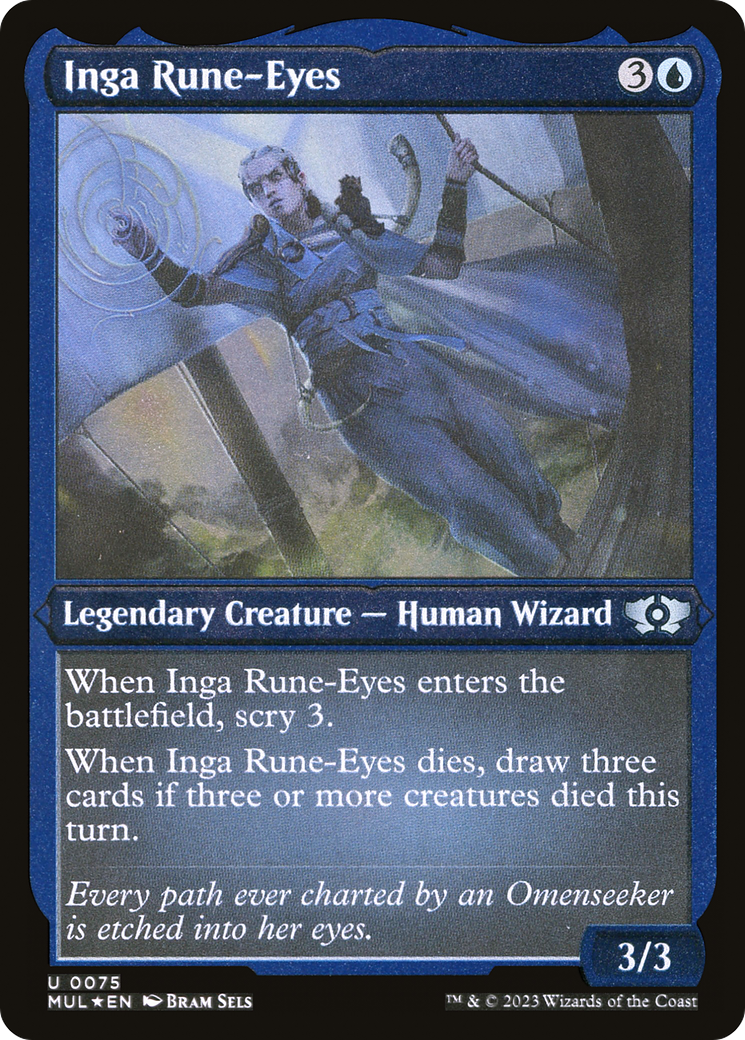 Inga Rune-Eyes (Foil Etched) [Multiverse Legends] | Gate City Games LLC