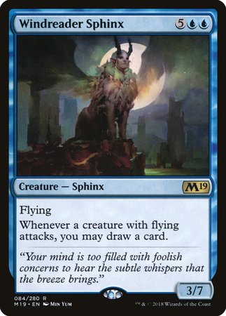 Windreader Sphinx [Core Set 2019] | Gate City Games LLC