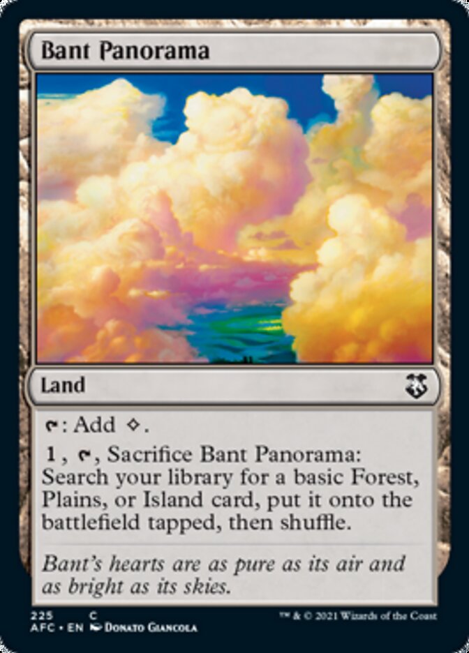 Bant Panorama [Dungeons & Dragons: Adventures in the Forgotten Realms Commander] | Gate City Games LLC