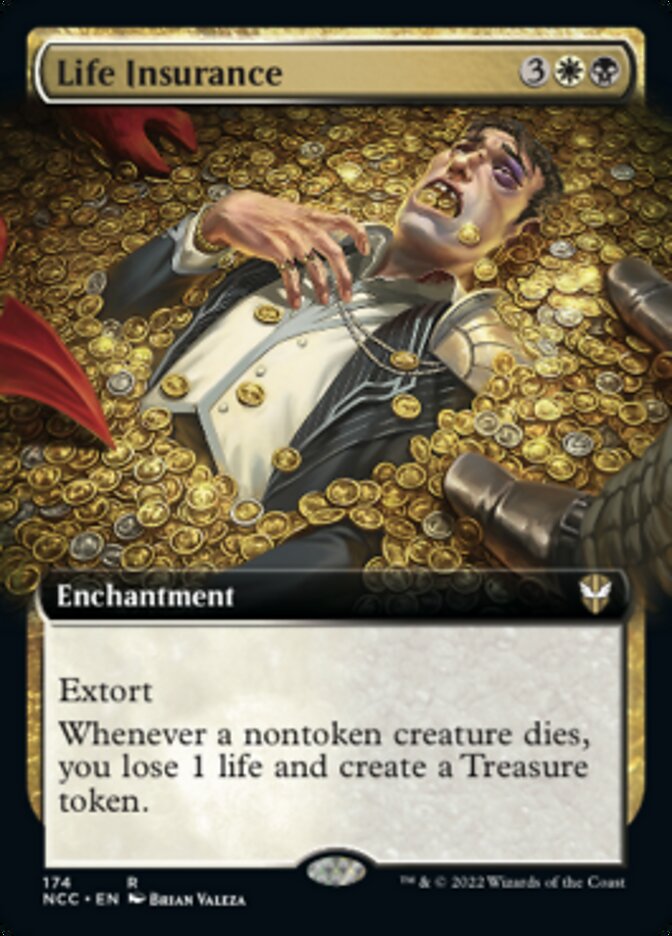 Life Insurance (Extended Art) [Streets of New Capenna Commander] | Gate City Games LLC