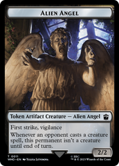 Alien Angel // Clue (0023) Double-Sided Token [Doctor Who Tokens] | Gate City Games LLC